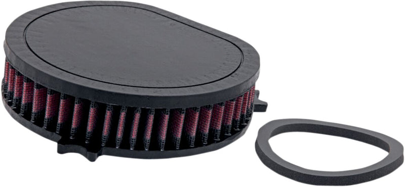 K & N OE Replacement High-Flow Air Filter for 1999-2009 YAMAHA XVS 1100 Black Red