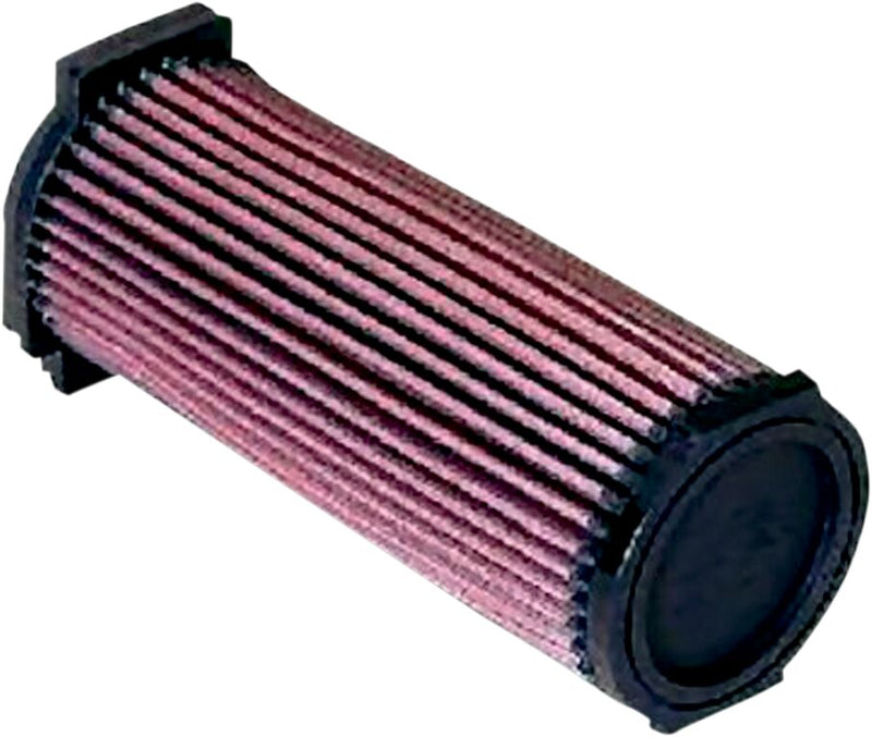 K & N High-Flow Air Filter for 1987-2005 YAMAHA YFM Black Red Rubber
