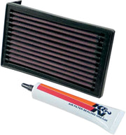 K & N OE Replacement High-Flow Air Filter for 1990-2003 YAMAHA Black Red