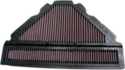 K & N OE Replacement High-Flow Air Filter for 1995-2007 YAMAHA YZF 600 R Black Red