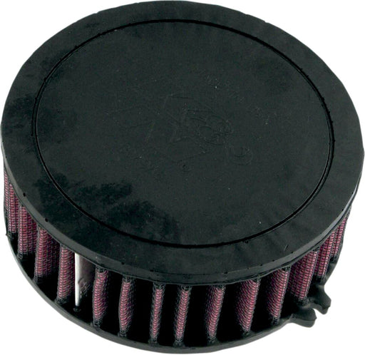 K & N High-Flow Air Filter for 1997-2011, 2013-2016 YAMAHA XVS Black Red