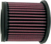 K & N High-Flow Air Filter for 1985-2006 YAMAHA Black Red Rubber