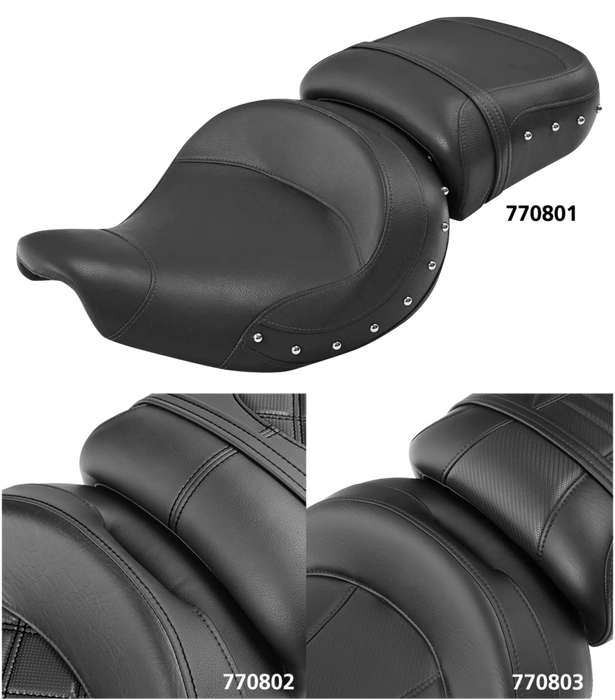 DR+PA Studded Seat Black Indian14-Up