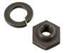 Seat post rod lock nut & washer, prkrzd