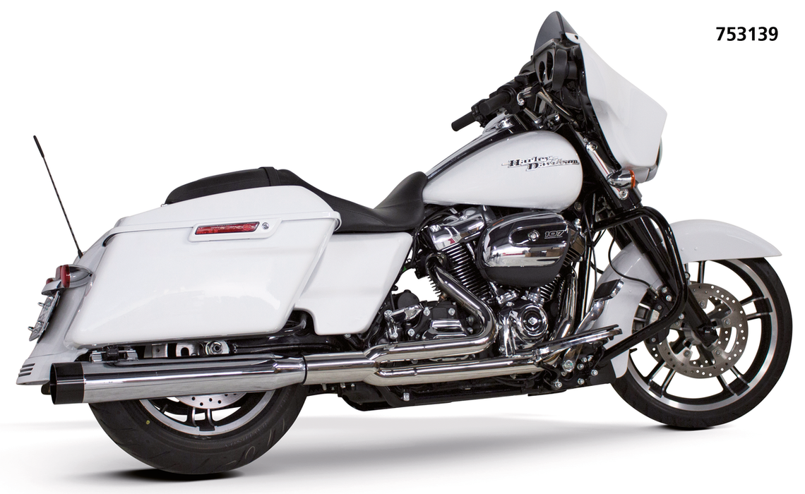 2Bros FLH/T17-up Chr w/ Polish Alu End C