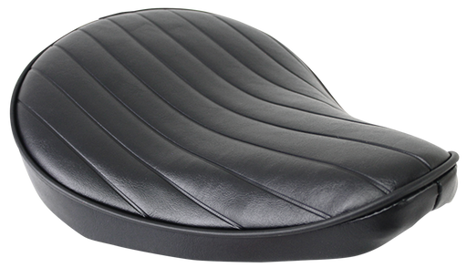 Tuck & Roll Solo Seat Small Black Vinyl