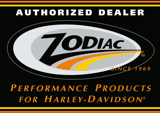 *FOC* Zodiac Dealer sticker medium black