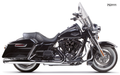 2Bros FLH/T95-16 Dual Slip Ons Carbon Ch