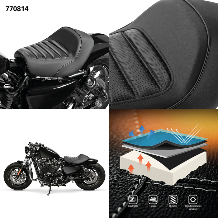 Solo Pleated Seat Black XL10-22