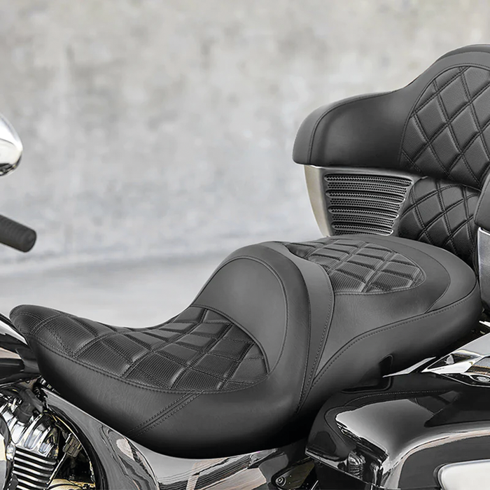 2-Up Diamond Seat Black Indian14-Up