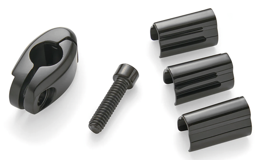 1/2" Flag Mount Clamp Black