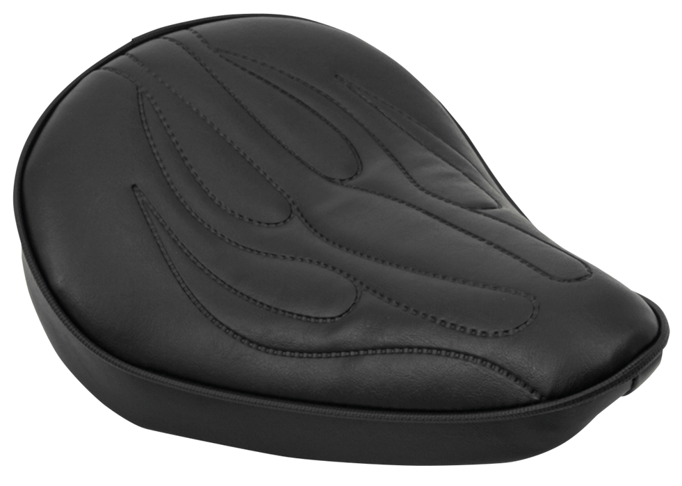 Flame Solo Seat Black Vinyl