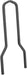 Drag Specialties Bar Sissy Tall Square Black - Part #15010519 - Hogparts UK