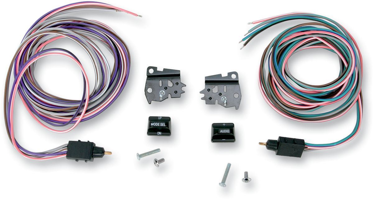 Drag Specialties Switch Kit Radio Black - Part #06160125 - Hogparts UK