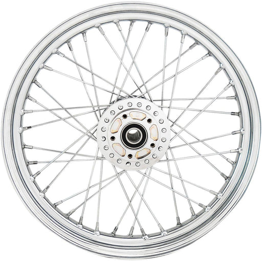 Drag Specialties Wheel 40 Spoke 19" X 2.5" Front Chrome - Part #02030626 - Hogparts UK