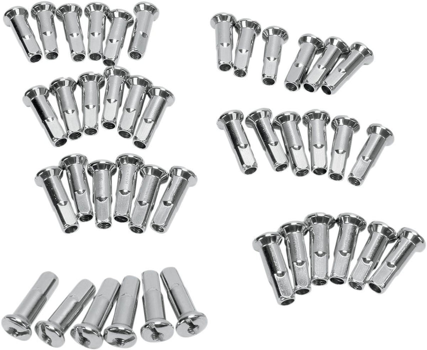 Drag Specialties Nipple Set 0.965" Stainless Steel - Part #DS380107 - Hogparts UK