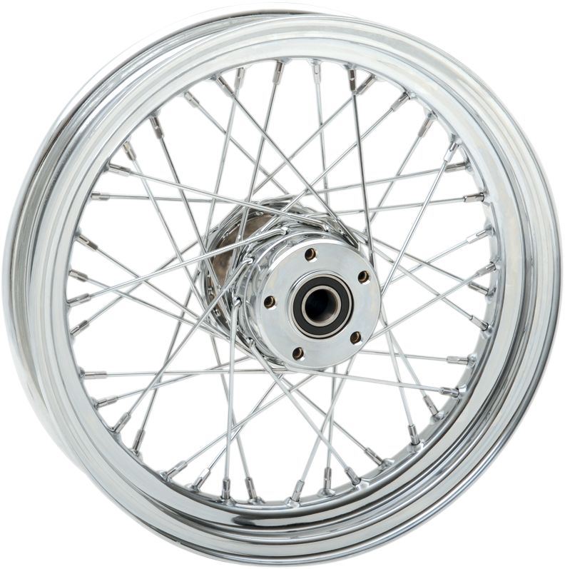 Drag Specialties Front Wheel 16"X3 Laced Chrome - Part #02030534 - Hogparts UK