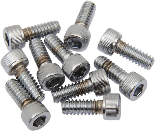 Drag Specialties Socket-Head Bolt 10-24X0.375 Smooth Chrome - Part #DS190586S - Hogparts UK
