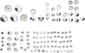 Drag Specialties Bolt Cover Kit Deluxe Chrome - Part #24010688 - Hogparts UK