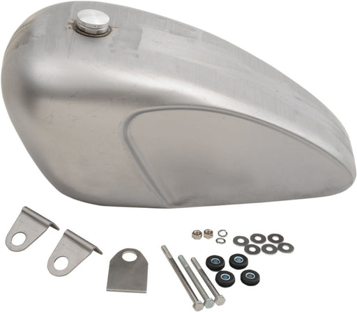 Drag Specialties Tank Gas EFI 3.8 Gallon Legacy Lynx Raw - Part #07010766 - Hogparts UK