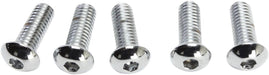 Drag Specialties Button-Head Bolt 5/16-18X1 Chrome - Part #DS190838 - Hogparts UK