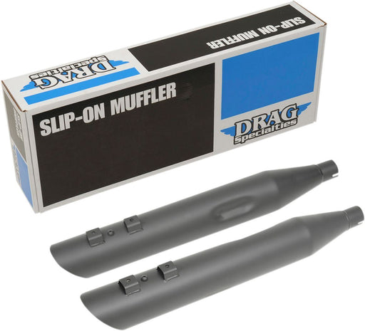 Drag Specialties Mufflers Slip-On 3.5" Slashdown Black - Part #18011184 - Hogparts UK