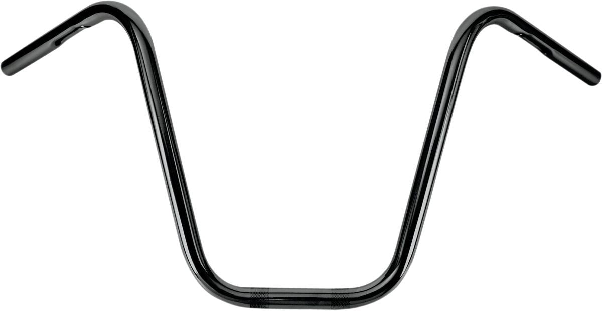 BURLY BRAND HANDLEBAR 1" NARROW BOTTOM 14" APEHANGER BLACK - 06010846 - Hogparts UK