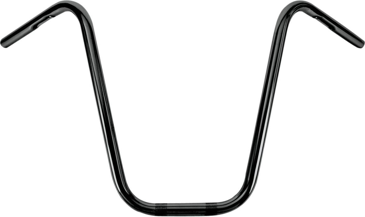 BURLY BRAND HANDLEBAR 1" NARROW BOTTOM 16" APEHANGER BLACK - 06010848 - Hogparts UK