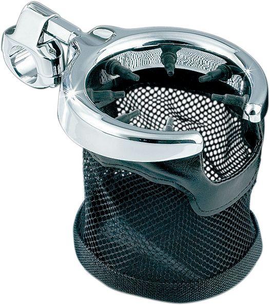 Kuryakyn Universal Drink Holder with Basket #1422