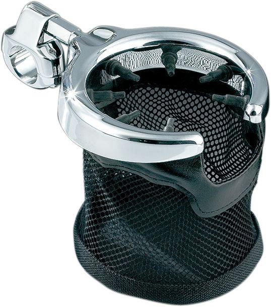 Kuryakyn Universal Drink Holder with Basket #1475