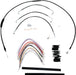 BURLY BRAND CABLE KIT 13" BLACK VINYL STAINLESS STEEL HANDLEBAR W/O ABS - 06100490 - Hogparts UK