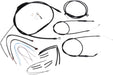 BURLY BRAND CABLE KIT 12" BLACK VINYL STAINLESS STEEL HANDLEBAR W/O ABS - 06100752 - Hogparts UK