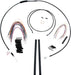 BURLY BRAND CABLE KIT 15" BLACK VINYL STAINLESS STEEL HANDLEBAR W/ABS - 06100761 - Hogparts UK