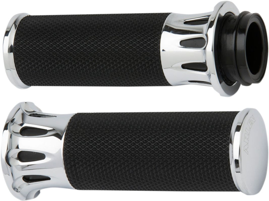 Arlen Ness Fusion Deep Cut Grips #07-318