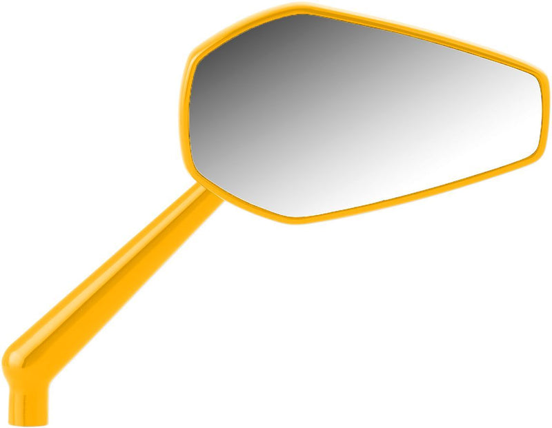 Arlen Ness Mini Stocker Forged Mirror - Side View, Aluminum, Each - Anodized / Gold