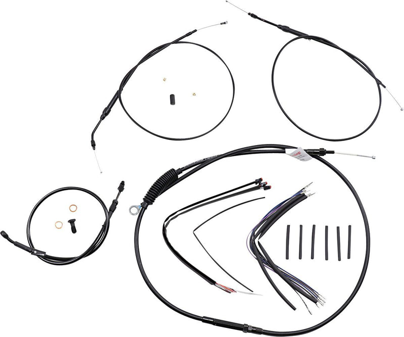 Burly Brand Extended Handlebar Cable and Brake Line Kit for Sportsters with ABS #B30-1269