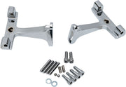 Drag Specialties Passenger Floorboard Mounts Chrome - Part #16210392 - Hogparts UK