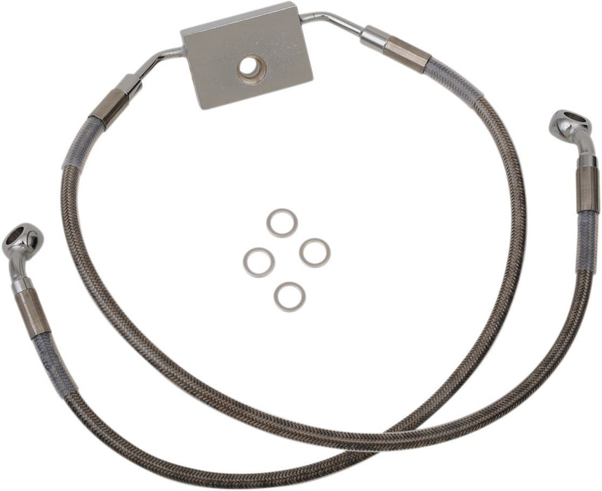 Drag Specialties Frt Brake Line Xl Ss - Part #17415284 - Hogparts UK