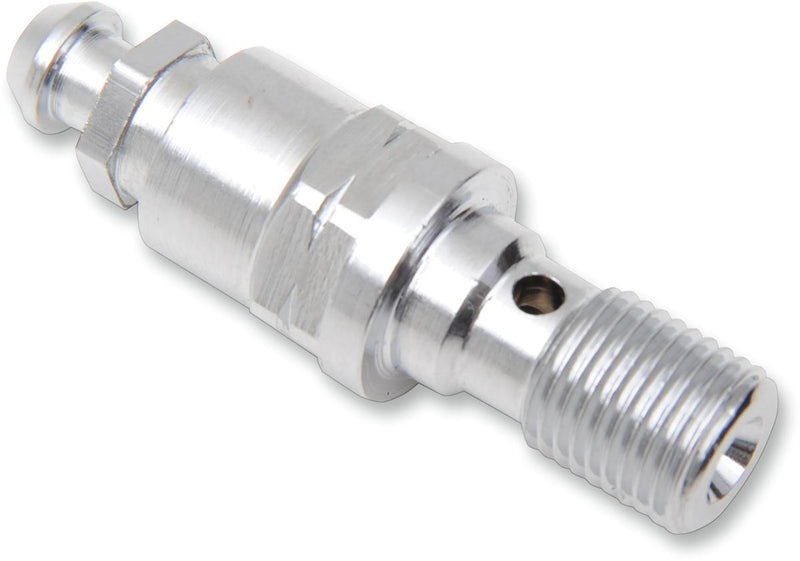 Drag Specialties Banjo Bolt Chrome 10Mm X 1.00 W/ Bleeder - Part #17420159 - Hogparts UK