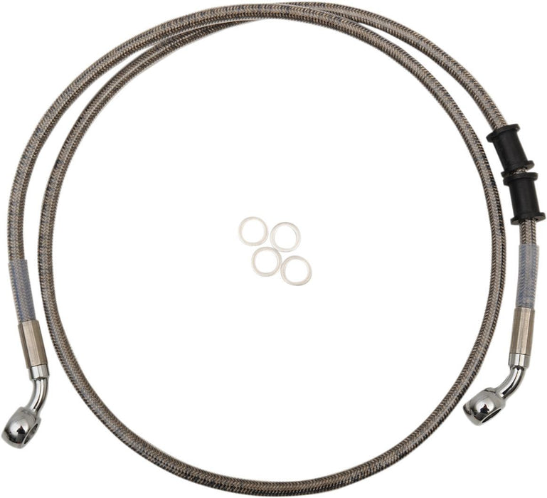 Drag Specialties Frt Brake Line Xl Ss +4 - Part #17415374 - Hogparts UK