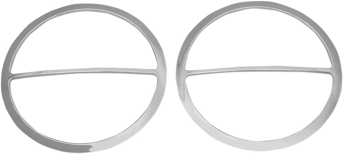 Drag Specialties Speaker Accents Front Chrome - Part #44050425 - Hogparts UK