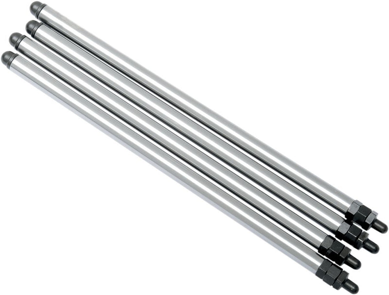 Andrews Replacement Pushrod Kit - Chromoly Steel, 11,11 mm, Set of 4 - Silver for Harley-Davidson Touring, Softail, Dyna & FXR 1966-1984