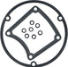 Clutch & Inspection Cover Gaskets, 25416-85-K - Part #09350075 - Hogparts UK