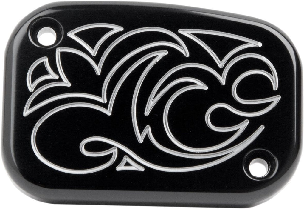 Arlen Ness Clutch Master Cylinder Cover Engraved Black - Part #09401327
