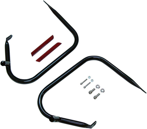 Drag Specialties Saddlebag Guards Black - Part #05051562 - Hogparts UK