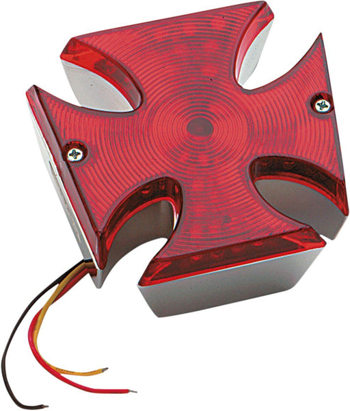 Drag Specialties Taillight Led Maltese Cross - Part #DS282023 - Hogparts UK