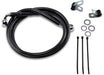 Drag Specialties Front Brake Line Black Vinyl Coated Stainless Steel Extended 6" - Part #17412547 - Hogparts UK