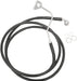 Drag Specialties Brake Line Kit Front Standard Length Black Vinyl Stainless Steel - Part #17414504 - Hogparts UK