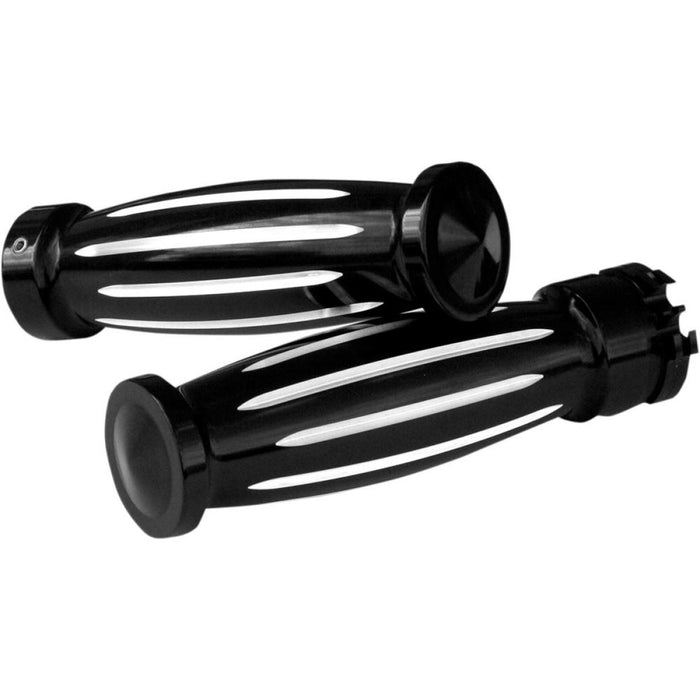 Accutronix  Grips Handlebar Diamond 1" Black - Part #105863 - Hogparts UK