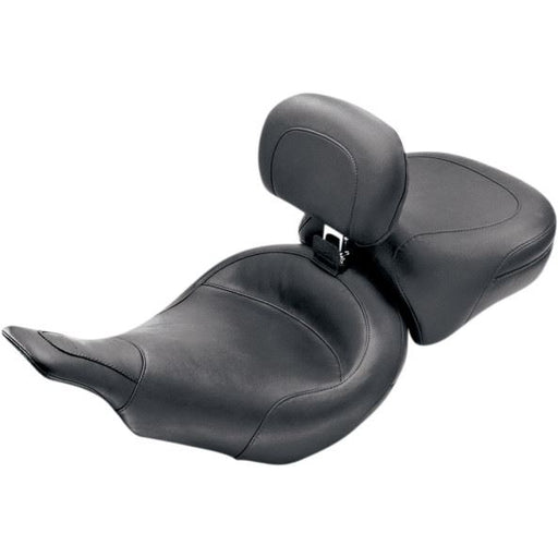 Wide-Style Solo Seat with Removable Backrest - Part #08010301 - hogparts-uk.myshopify.com